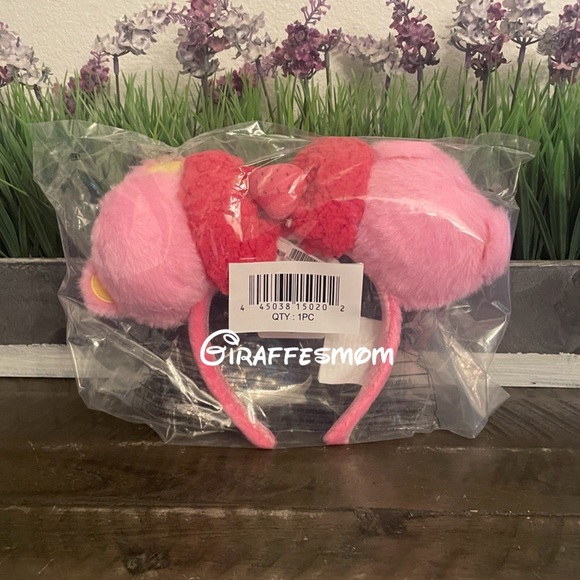 Disney Parks Fuzzy Lotso Minnie Ear Headband - Picture 3 of 3